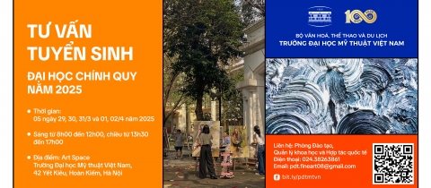 Trường Đại học Mỹ thuật Việt Nam tổ chức tư vấn tuyển sinh Đại học chính quy năm 2025